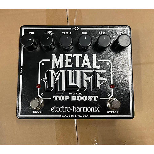 Electro-Harmonix Used Electro-Harmonix Metal Muff Distortion With Top Boost Effect Pedal