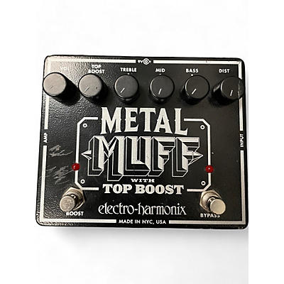 Electro-Harmonix Used Electro-Harmonix Metal Muff Distortion With Top Boost Effect Pedal