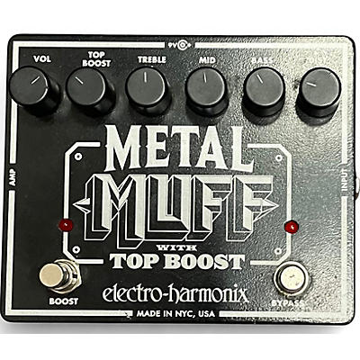 Electro-Harmonix Used Electro-Harmonix Metal Muff Distortion With Top Boost Effect Pedal