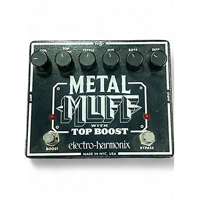 Electro-Harmonix Used Electro-Harmonix Metal Muff Distortion With Top Boost Effect Pedal