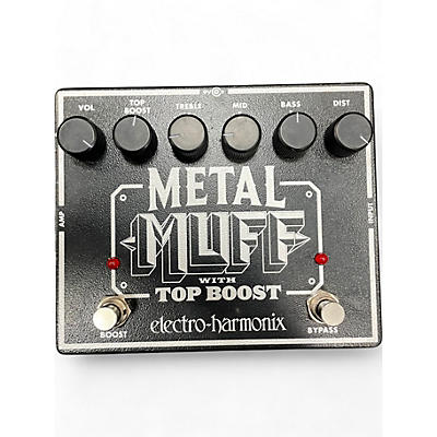 Used Electro-Harmonix Metal Muff Distortion With Top Boost Effect Pedal