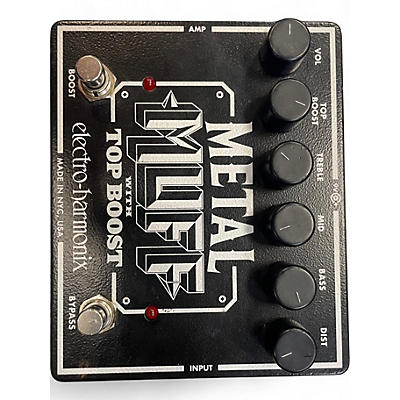 Used Electro-Harmonix Metal Muff Distortion With Top Boost Effect Pedal