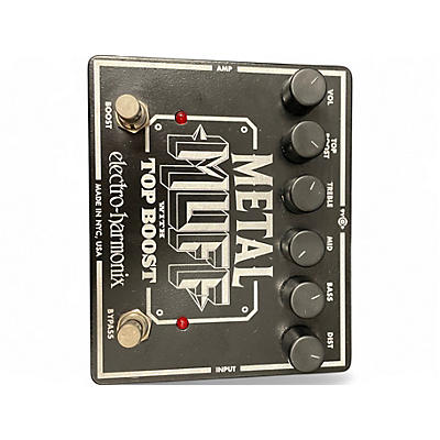 Used Electro-Harmonix Metal Muff Distortion With Top Boost Effect Pedal