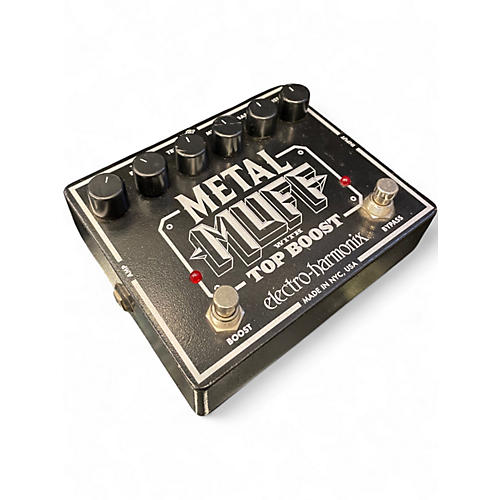 Used Electro-Harmonix Metal Muff Distortion With Top Boost Effect Pedal
