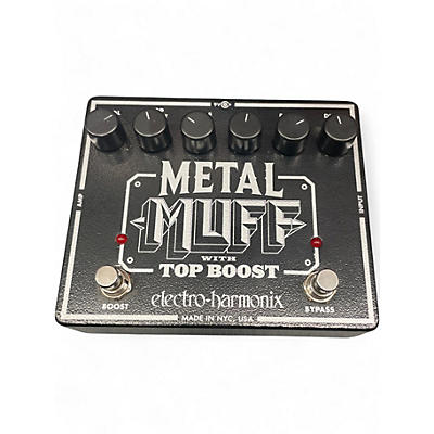Used Electro-Harmonix Metal Muff Distortion With Top Boost Effect Pedal