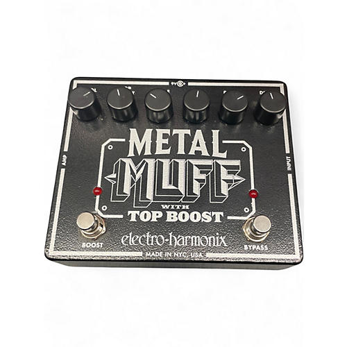 Used Electro-Harmonix Metal Muff Distortion With Top Boost Effect Pedal