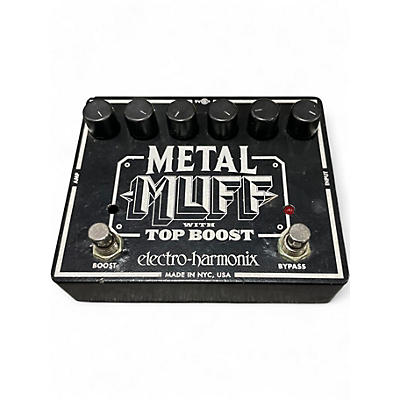 Used Electro-Harmonix Metal Muff Distortion With Top Boost Effect Pedal