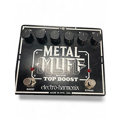 Used Electro-Harmonix Metal Muff Distortion With Top Boost Effect Pedal