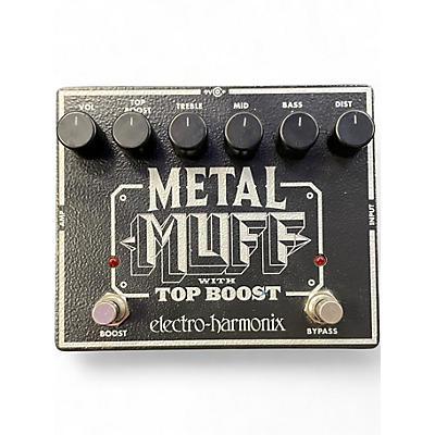Used Electro-Harmonix Metal Muff Distortion With Top Boost Effect Pedal