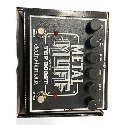 Used Electro-Harmonix Metal Muff Distortion With Top Boost Effect Pedal