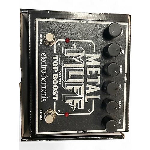 Used Electro-Harmonix Metal Muff Distortion With Top Boost Effect Pedal
