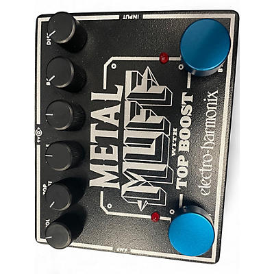 Used Electro-Harmonix Metal Muff Distortion With Top Boost Effect Pedal