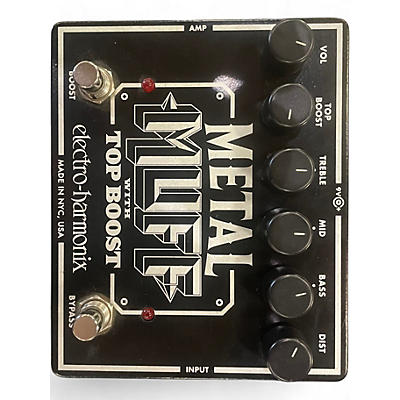 Used Electro-Harmonix Metal Muff Distortion With Top Boost Effect Pedal
