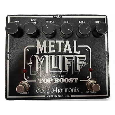 Used Electro-Harmonix Metal Muff Distortion With Top Boost Effect Pedal