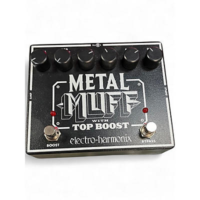 Used Electro-Harmonix Metal Muff Distortion With Top Boost Effect Pedal