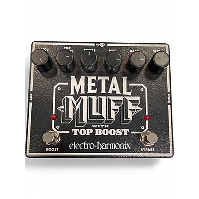 Used Electro-Harmonix Metal Muff Distortion With Top Boost Effect Pedal