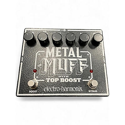 Used Electro-Harmonix Metal Muff Distortion With Top Boost Effect Pedal