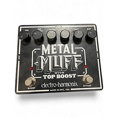 Used Electro-Harmonix Metal Muff Distortion With Top Boost Effect Pedal