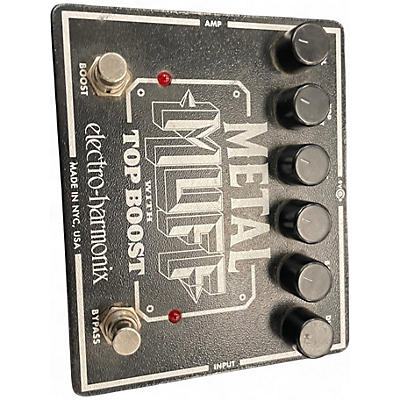 Used Electro-Harmonix Metal Muff Distortion With Top Boost Effect Pedal
