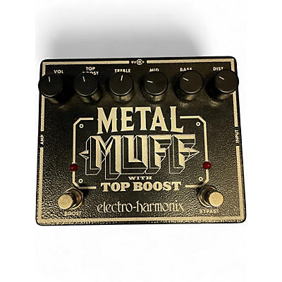 Used Electro-Harmonix Metal Muff Distortion With Top Boost Effect Pedal