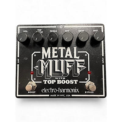 Used Electro-Harmonix Metal Muff Distortion With Top Boost Effect Pedal