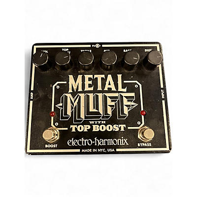 Used Electro-Harmonix Metal Muff Distortion With Top Boost Effect Pedal