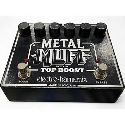 Used Electro-Harmonix Metal Muff Distortion With Top Boost Effect Pedal