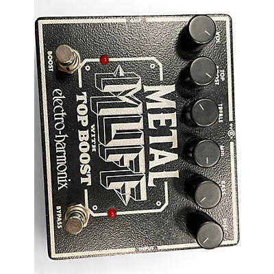 Used Electro-Harmonix Metal Muff Distortion With Top Boost Effect Pedal