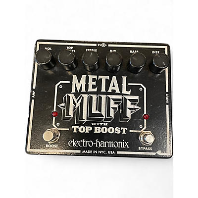 Used Electro-Harmonix Metal Muff Distortion With Top Boost Effect Pedal