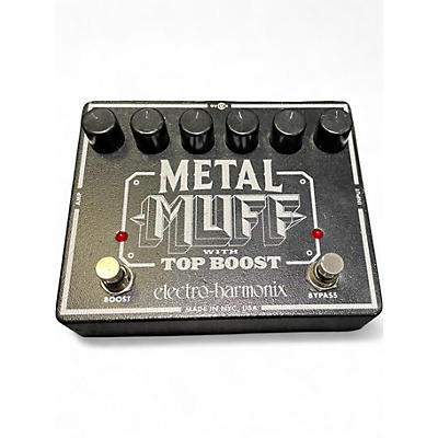 Used Electro-Harmonix Metal Muff Distortion With Top Boost Effect Pedal