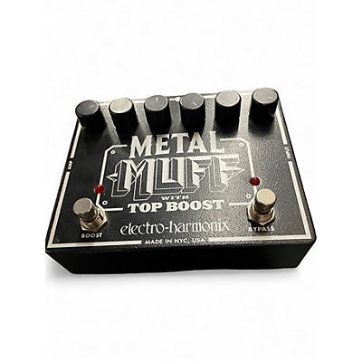 Used Electro-Harmonix Metal Muff Distortion With Top Boost Effect Pedal
