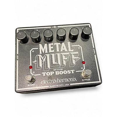 Used Electro-Harmonix Metal Muff Distortion With Top Boost Effect Pedal