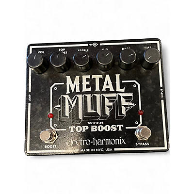 Used Electro-Harmonix Metal Muff Distortion With Top Boost Effect Pedal