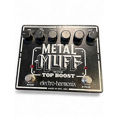 Used Electro-Harmonix Metal Muff Distortion With Top Boost Effect Pedal