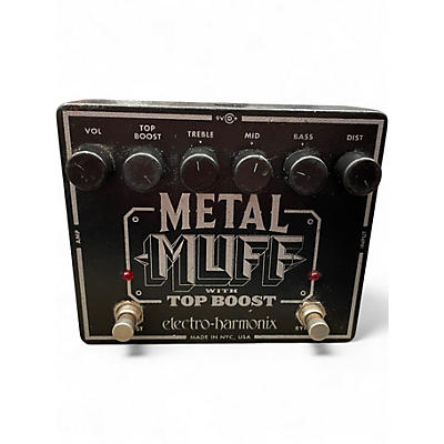 Used Electro-Harmonix Metal Muff Distortion With Top Boost Effect Pedal
