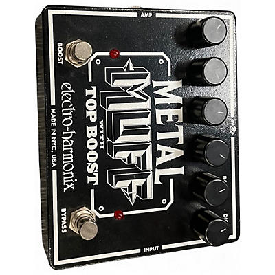 Used Electro-Harmonix Metal Muff Distortion With Top Boost Effect Pedal