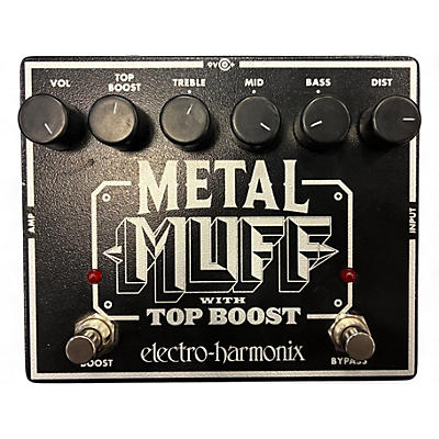 Used Electro-Harmonix Metal Muff Distortion With Top Boost Effect Pedal