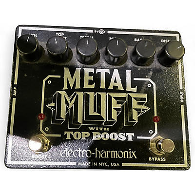 Used Electro-Harmonix Metal Muff Distortion With Top Boost Effect Pedal