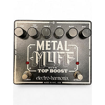 Used Electro-Harmonix Metal Muff Distortion With Top Boost Effect Pedal