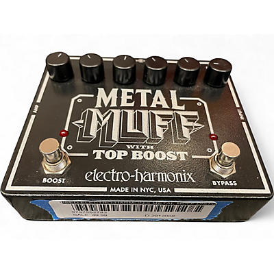 Used Electro-Harmonix Metal Muff Distortion With Top Boost Effect Pedal