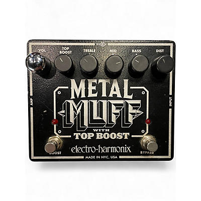 Used Electro-Harmonix Metal Muff Distortion With Top Boost Effect Pedal