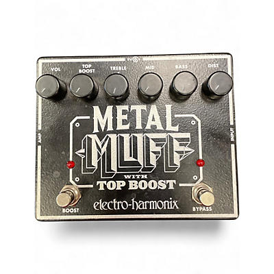 Used Electro-Harmonix Metal Muff Distortion With Top Boost Effect Pedal