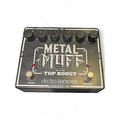 Used Electro-Harmonix Metal Muff Distortion With Top Boost Effect Pedal