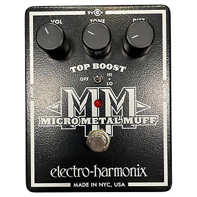Used Electro-Harmonix Micro Metal Muff Distortion Effect Pedal
