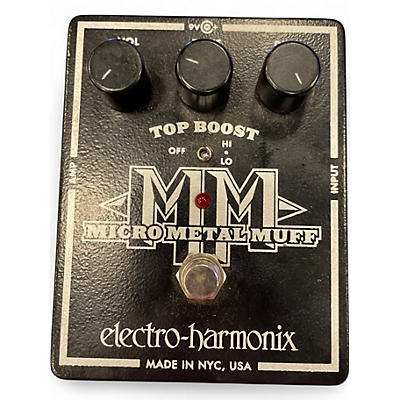 Used Electro-Harmonix Micro Metal Muff Distortion Effect Pedal