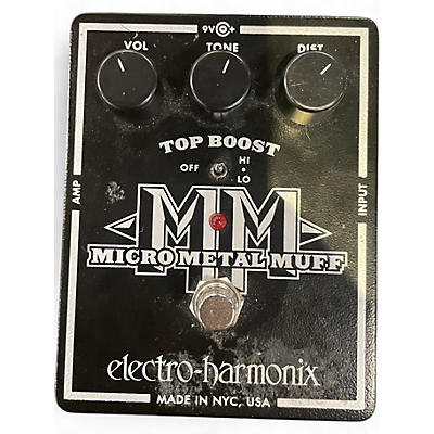 Used Electro-Harmonix Micro Metal Muff Distortion Effect Pedal