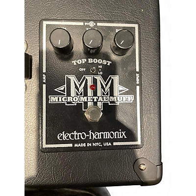 Used Electro-Harmonix Micro Metal Muff Distortion Effect Pedal