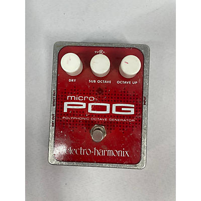 Electro-Harmonix Used Electro-Harmonix Micro Pog Polyphonic Octave Generator Effect Pedal