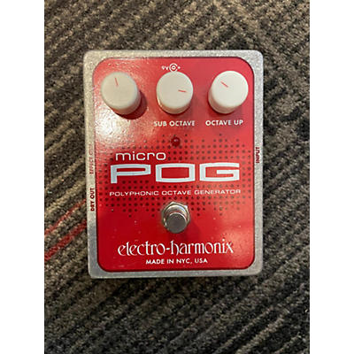 Electro-Harmonix Used Electro-Harmonix Micro Pog Polyphonic Octave Generator Effect Pedal