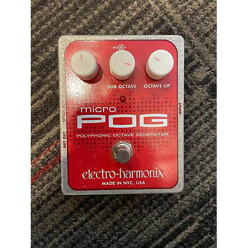 Electro-Harmonix Used Electro-Harmonix Micro Pog Polyphonic Octave Generator Effect Pedal